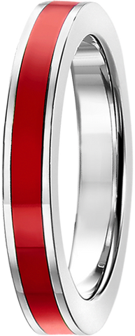 80's Red Enamel